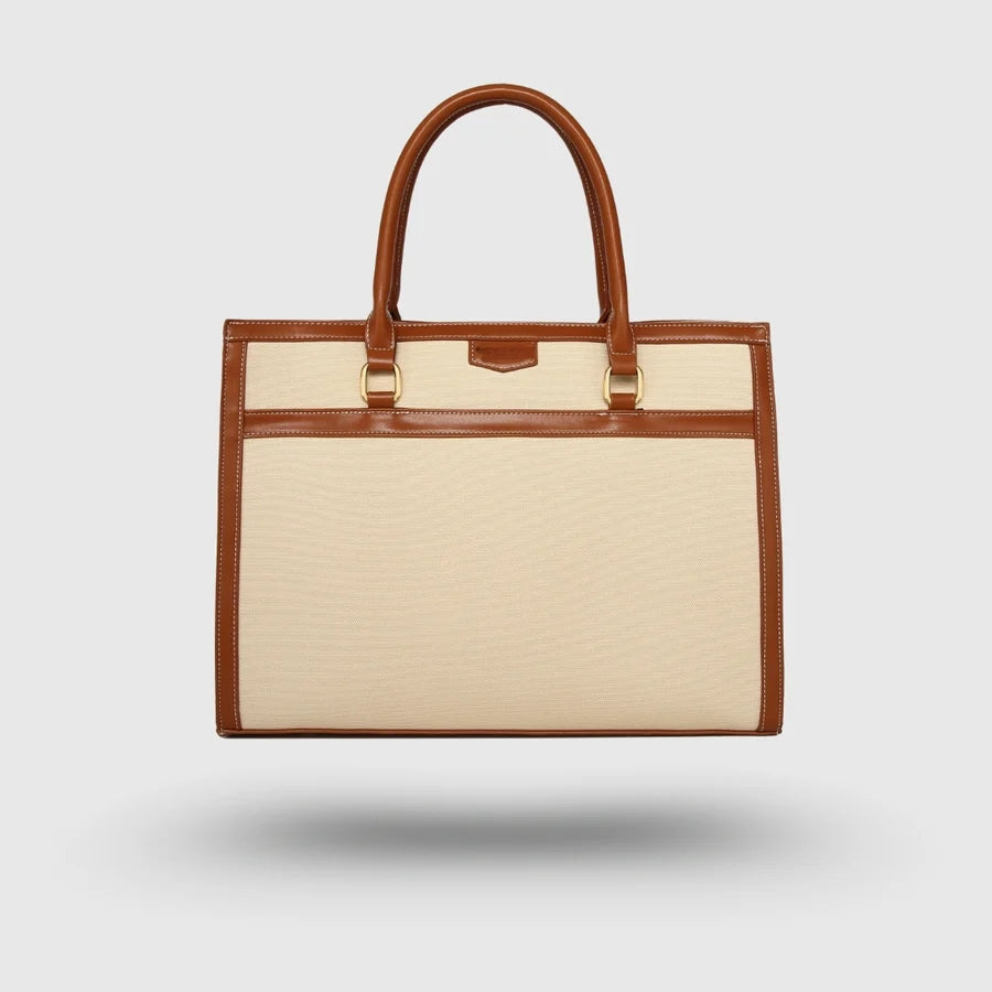 Davina Emporio Orange Work Tote Bag