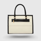 Davina Emporio Black Work Tote Bag