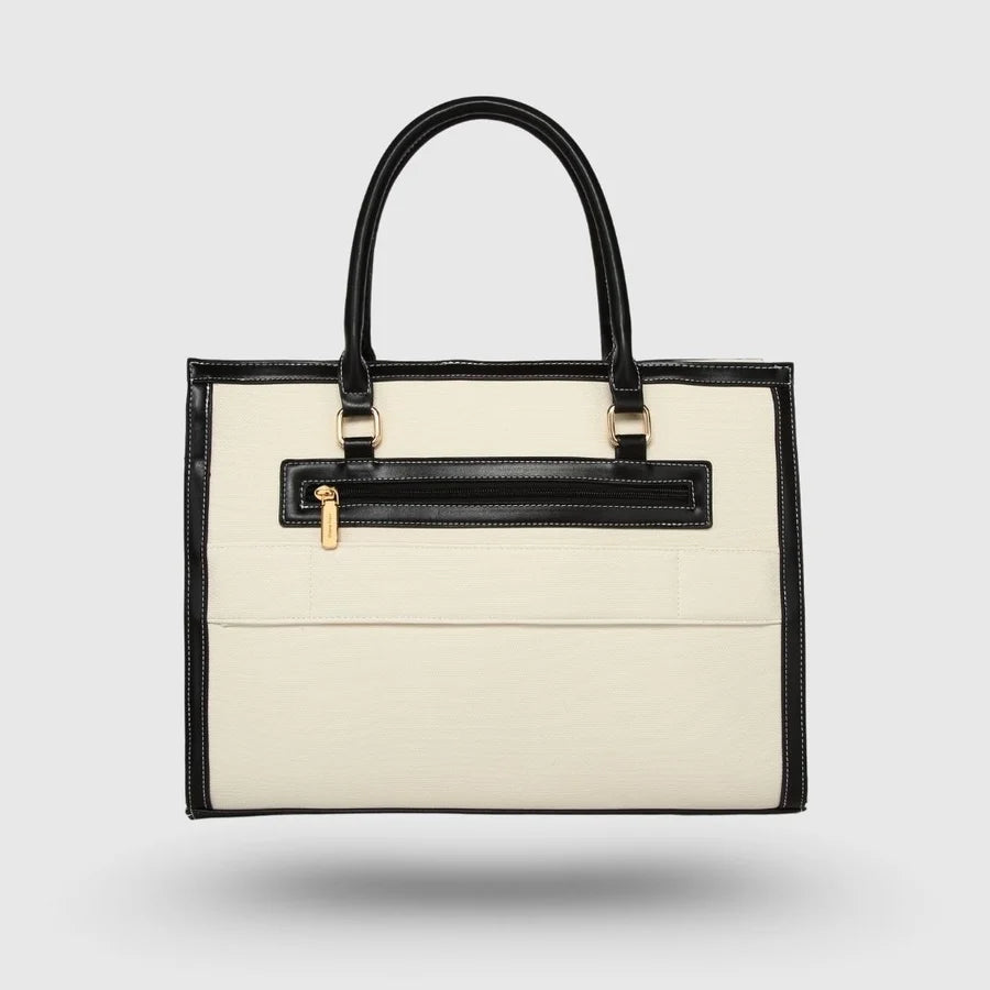 Davina Emporio Black Work Tote Bag