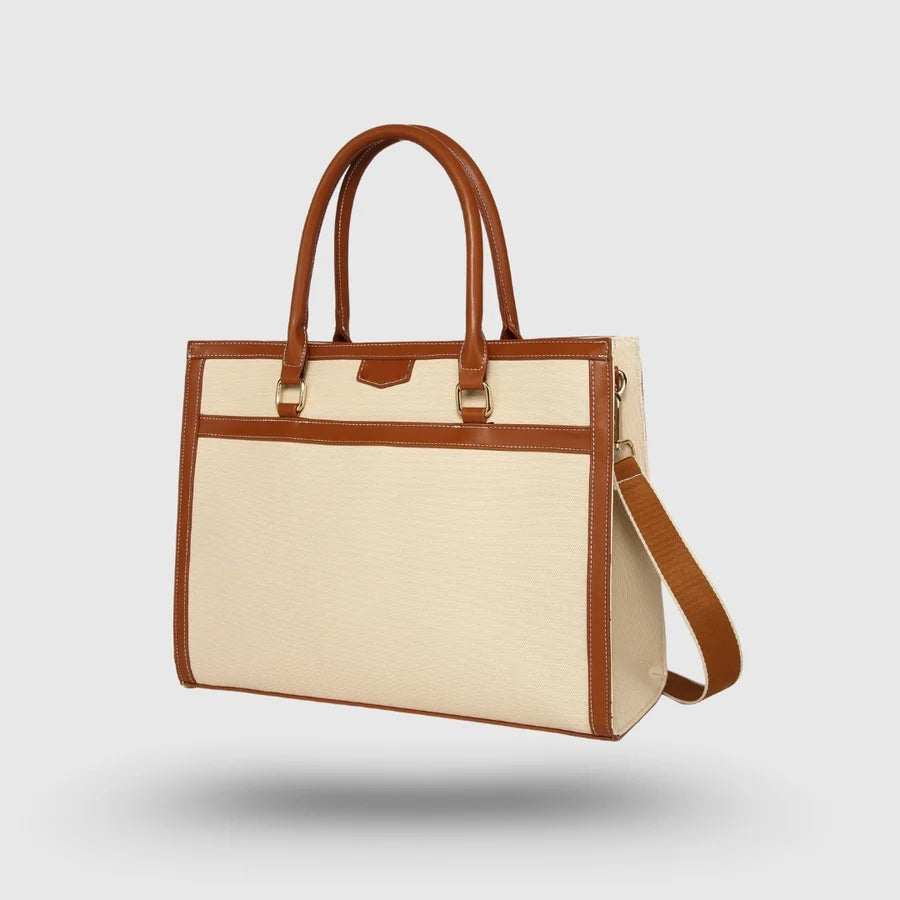 Davina Emporio Orange Work Tote Bag