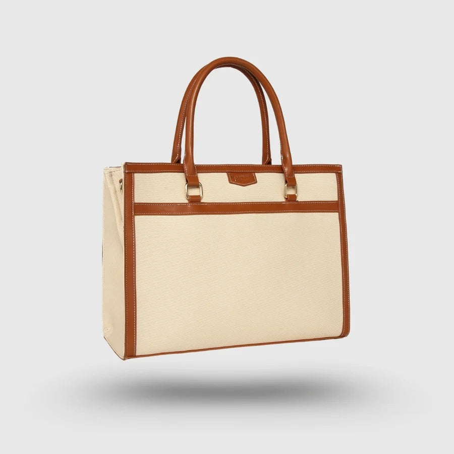 Davina Emporio Orange Work Tote Bag