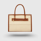 Davina Emporio Orange Work Tote Bag