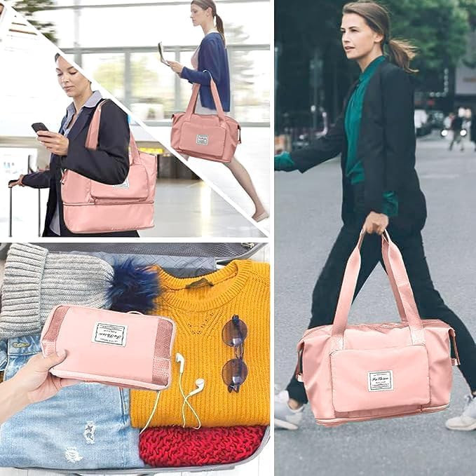 Water-Proof Foldable Travel Duffle Bag With Pocket